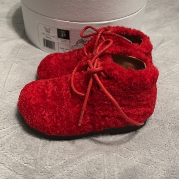 Teddy Jane red booties - Picture 4 of 5